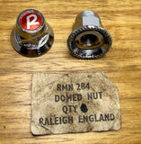 Original Raleigh Chrome "R" Axle Nut And Washer NOS