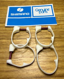 Shimano Japan  25.4mm plastic frame brake cable clips Vintage NOS
