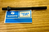 Vintage 70`s SHIMANO Rear hub axle with fixed cone
