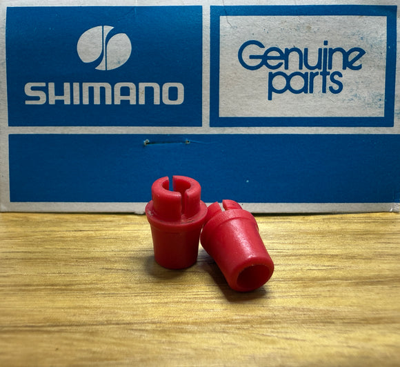 NOS Original Plastic Shimano MX Brake lever Ferrule - Red - old school bmx