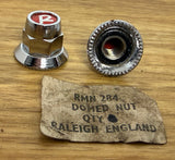 Original Raleigh Chrome "R" Axle Nut And Washer NOS
