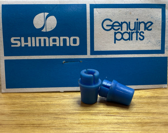 NOS Original Plastic Shimano MX Brake lever Ferrule - Blue - old school bmx