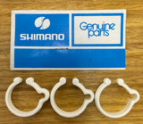 Shimano Japan  25.4mm plastic frame brake cable clips Vintage NOS
