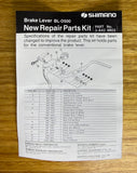 Vintage 80`s SHIMANO BL-D500 Brake lever repair kit
