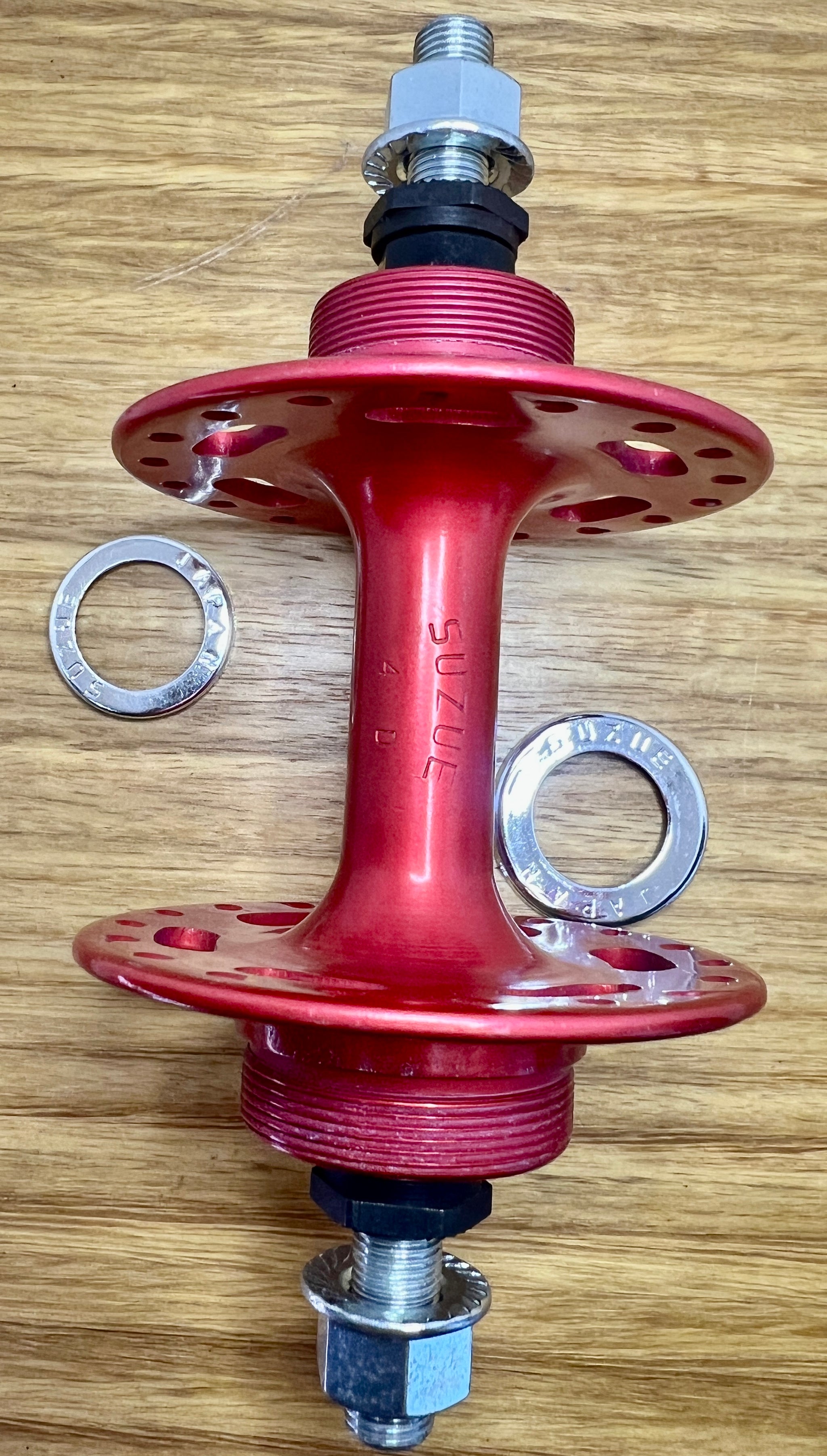 Suzue Japan rear FLIP FLOP hub dust seal - Chrome - old school bmx