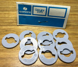 Vintage 80`s SHIMANO Brake lever plastic washers X10