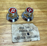 Original Raleigh Chrome "R" Axle Nut And Washer NOS