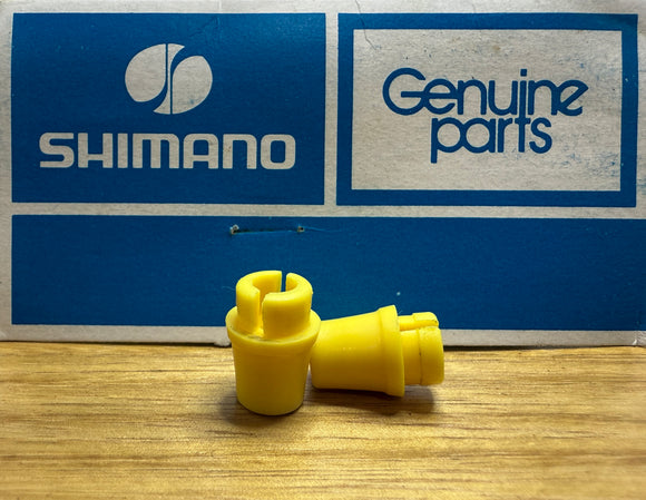 NOS Original Plastic Shimano MX Brake lever Ferrule - Yellow - old school bmx