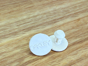 Oakley Crud Plugs - White - old school bmx