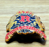 Reliance - Chromed highlight, Red & Black background Head badge - old school bmx