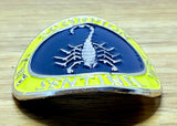 Scorpion Sentinel BMX - Gold Highlights, Yellow & Black - Head Badge - old school bmx