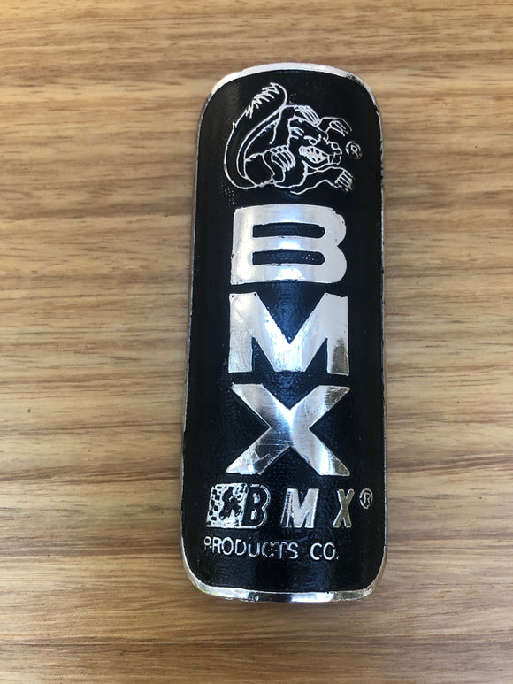 Mongoose - BMX Products Co - Black, Chrome highlight Head badge - old school bmx