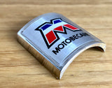 Motobecane Head badge - Chrome with decal - old school bmx