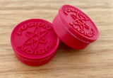 Haro Fusion Pedal Caps - Red - old school bmx