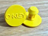 Oakley Crud Plugs - Yellow - old school bmx