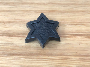 Malvern Star - Star 1 Pin Head badge - Black - old school bmx