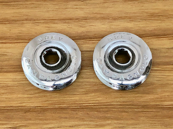 Campagnolo - Domed Crank Caps - Chrome - old school bmx