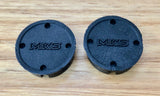 MKS - old school Graphite X Pedal Caps - Black - old school bmx