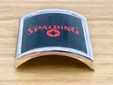 Spalding Head badge - Chrome with Decal - old school bmx